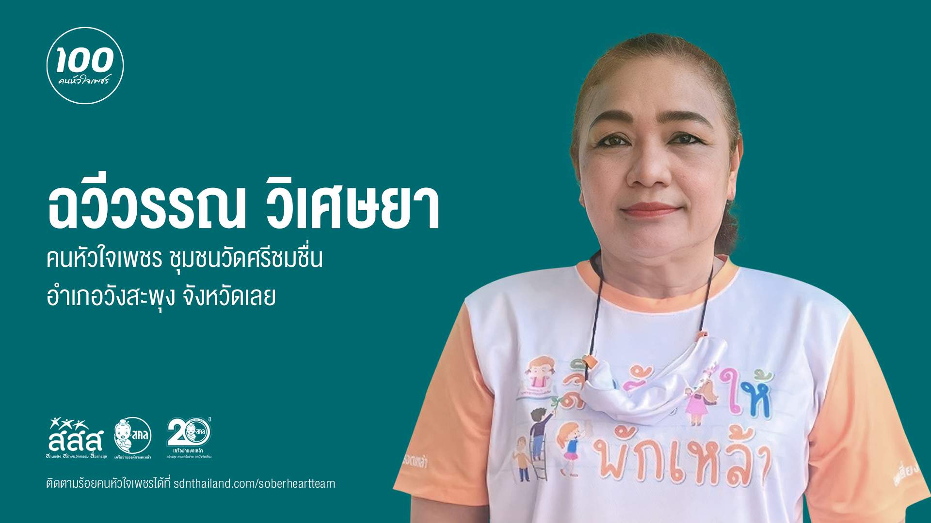 ฉวีวรรณ วิเศษยา – ร้อยคนหัวใจเพชร อ.วังสะพุง จ.เลย